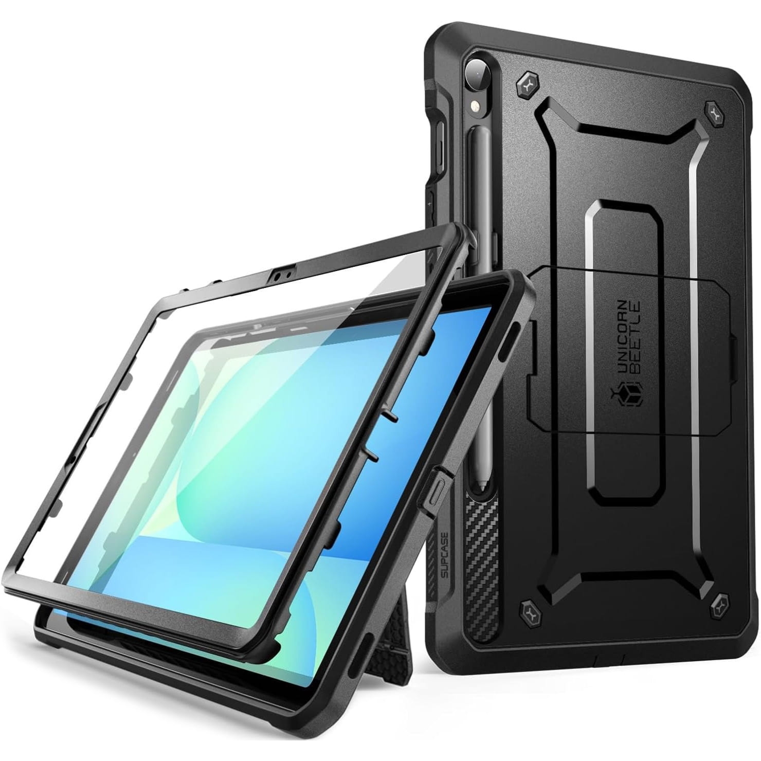 Etui Supcase UB Pro SP do Galaxy Tab S10 FE / S10 Lite / S9 FE / S9, czarne