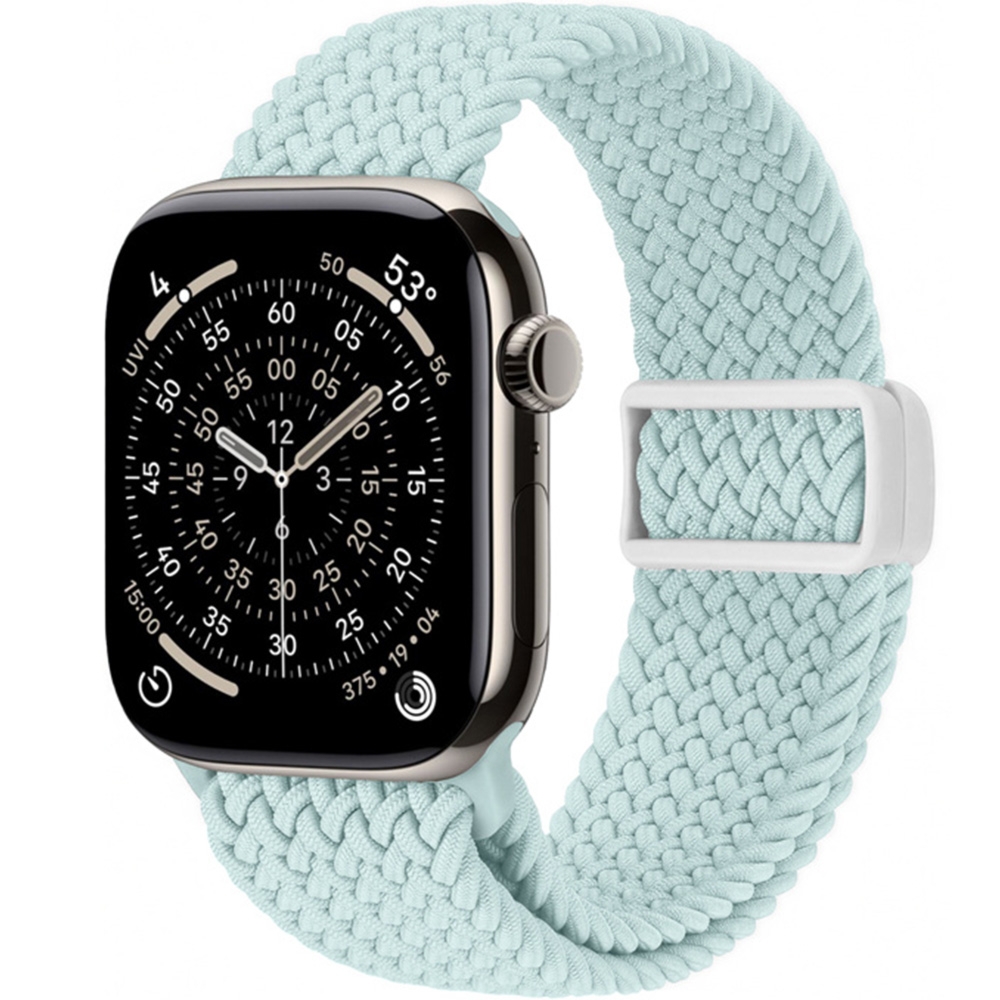 Pasek Crong Wave Band do Apple Watch 49/46/45/44 mm, miętowy