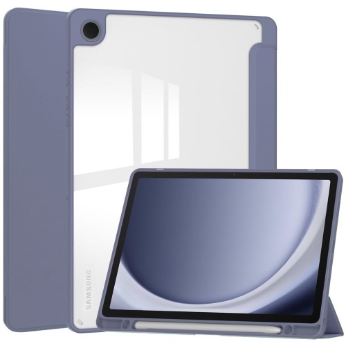 Image of Etui Bizon Case Tab Clear Matt do Galaxy Tab A9 Plus, lawendowe