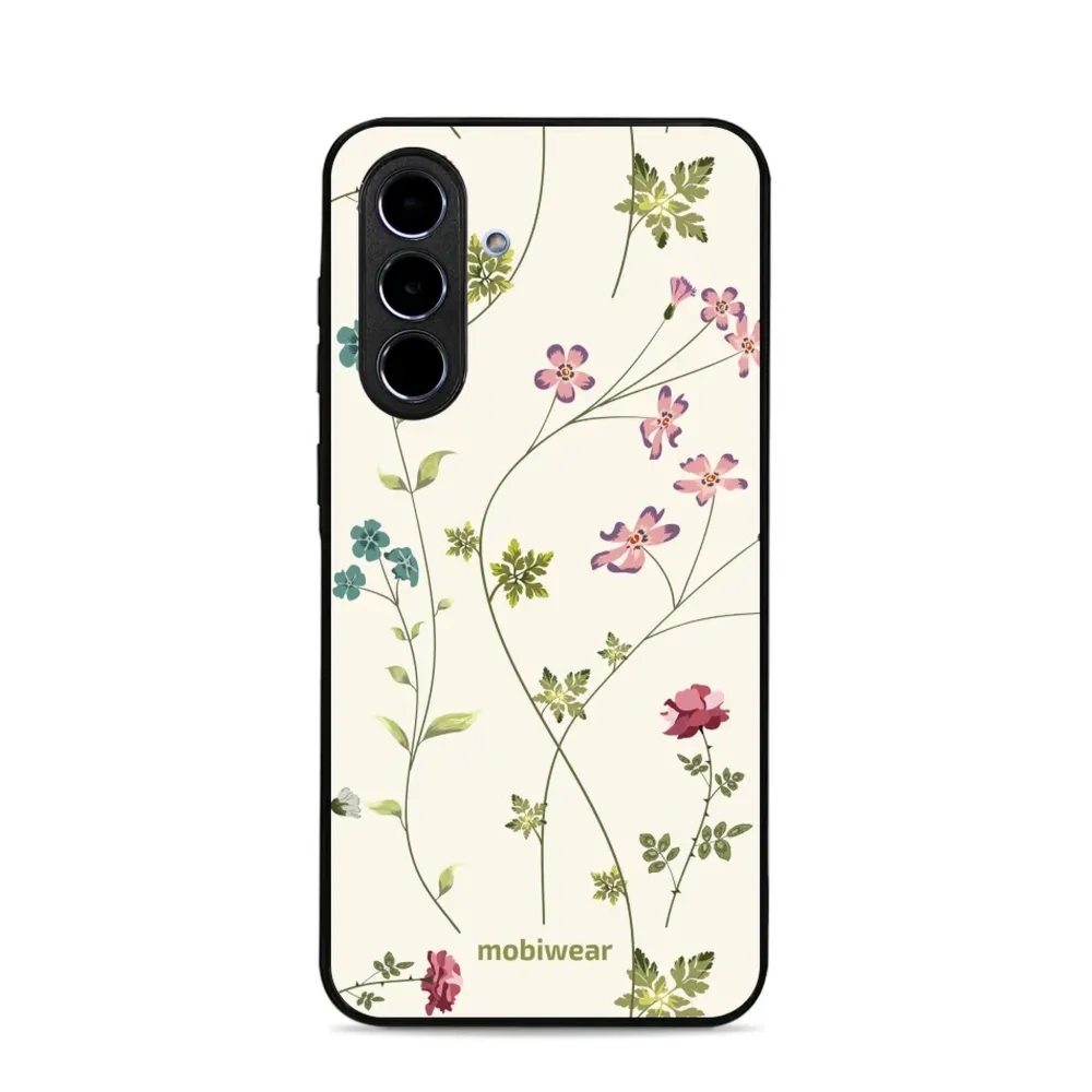Etui ochronne do Galaxy A56 5G, Mobiwear Glossy Case, sielski kwiat