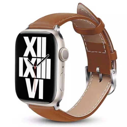 Image of Pasek Crong Noble Band do Apple Watch 38/40/41/42 mm, jasnobrązowy