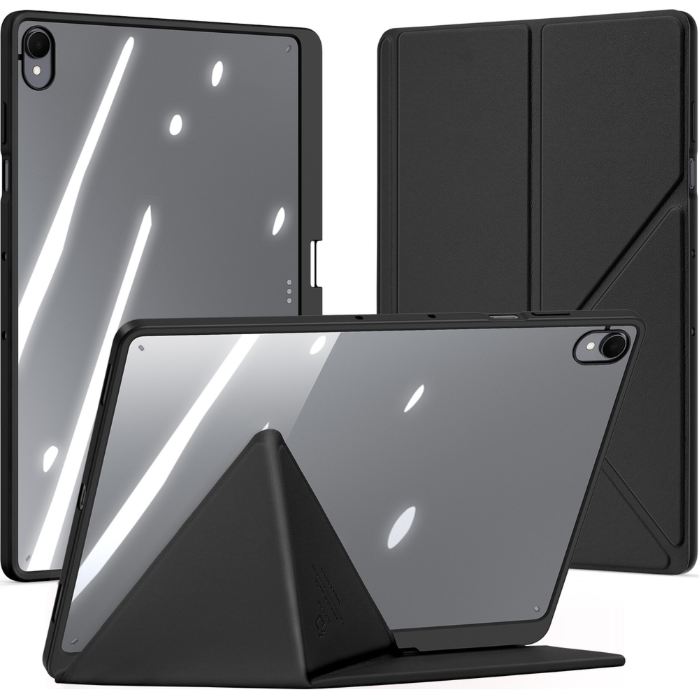 Etui z klapką Dux Ducis Magi do Galaxy Tab S12 Plus, czarne