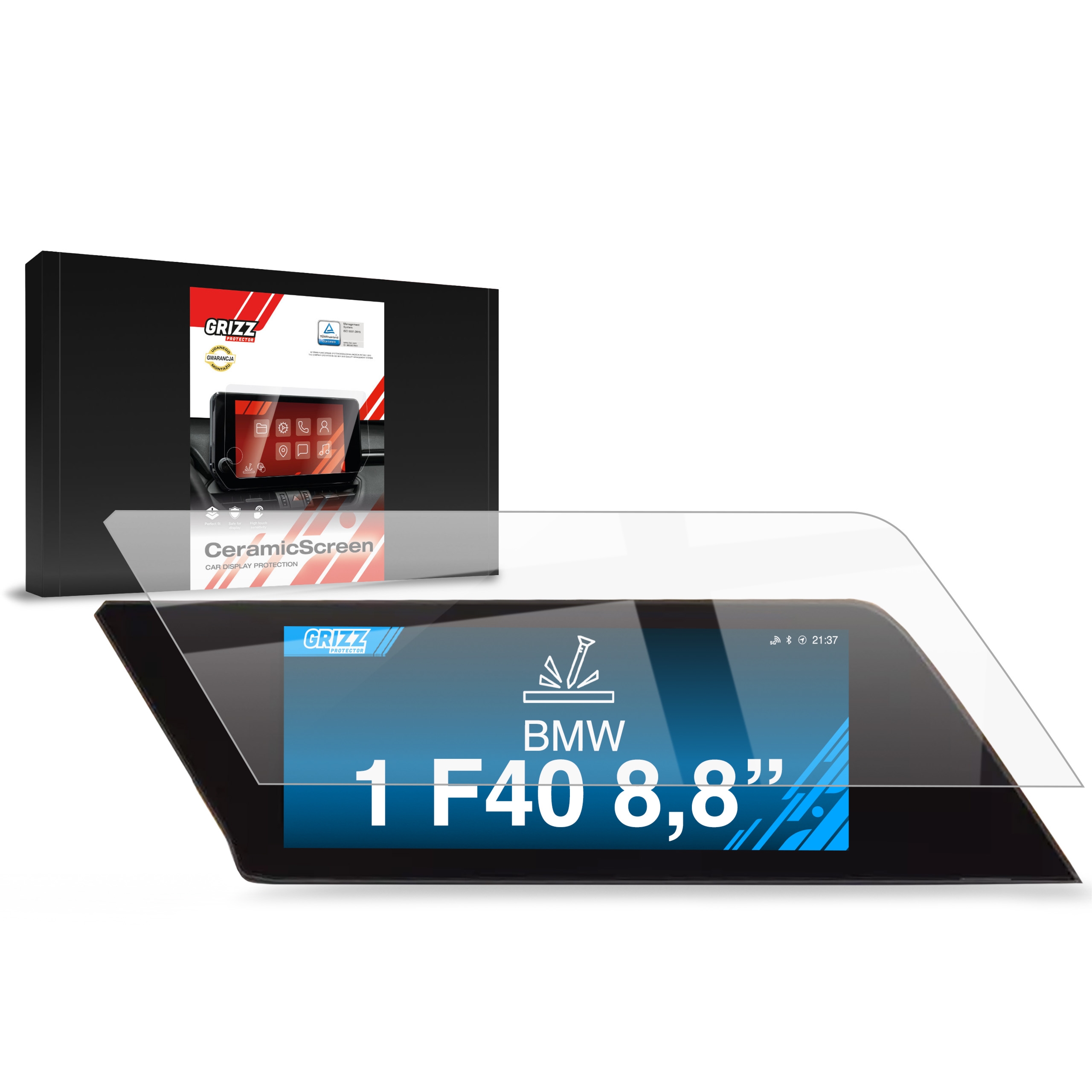 Folia ceramiczna Grizz Protector do BMW 1 F40 8,8″ (2019-2023)