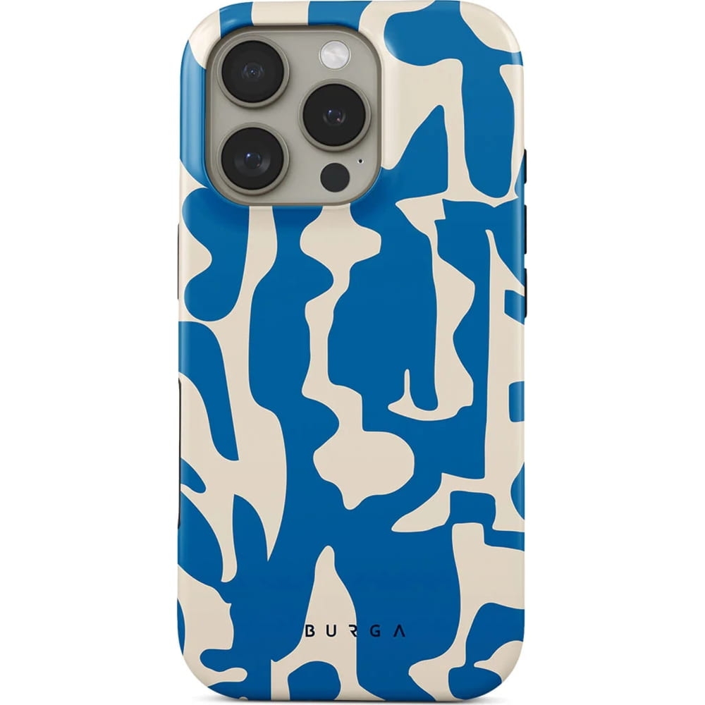 Etui Burga Mirage Tough do iPhone 16 Pro Max, beżowo-niebieskie