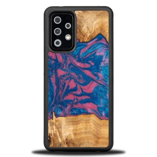 Image of Drewniane etui do Galaxy A72 5G, Bewood Unique Neons Vegas