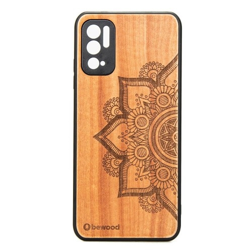 Image of Drewniane etui Bewood do Xiaomi Redmi Note 10 5G MANDALA JABŁOŃ