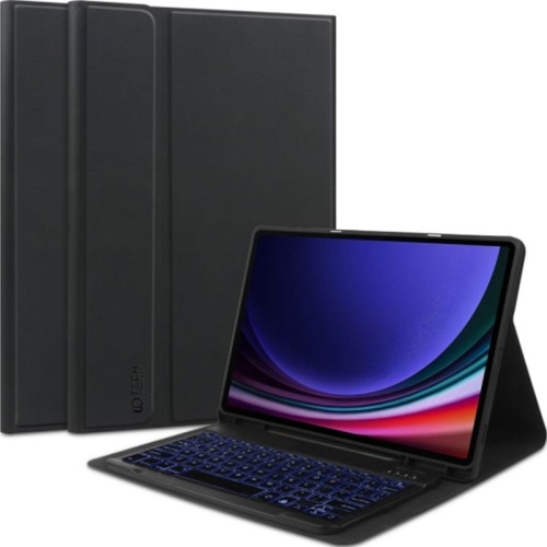 Image of Etui Tech-Protect SC Pen + Keyboard do Galaxy Tab S9 FE Plus 12,4", czarne