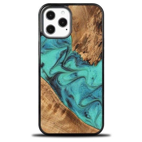 Image of Drewniane etui Bewood do iPhone 12 Pro Max, Turquoise