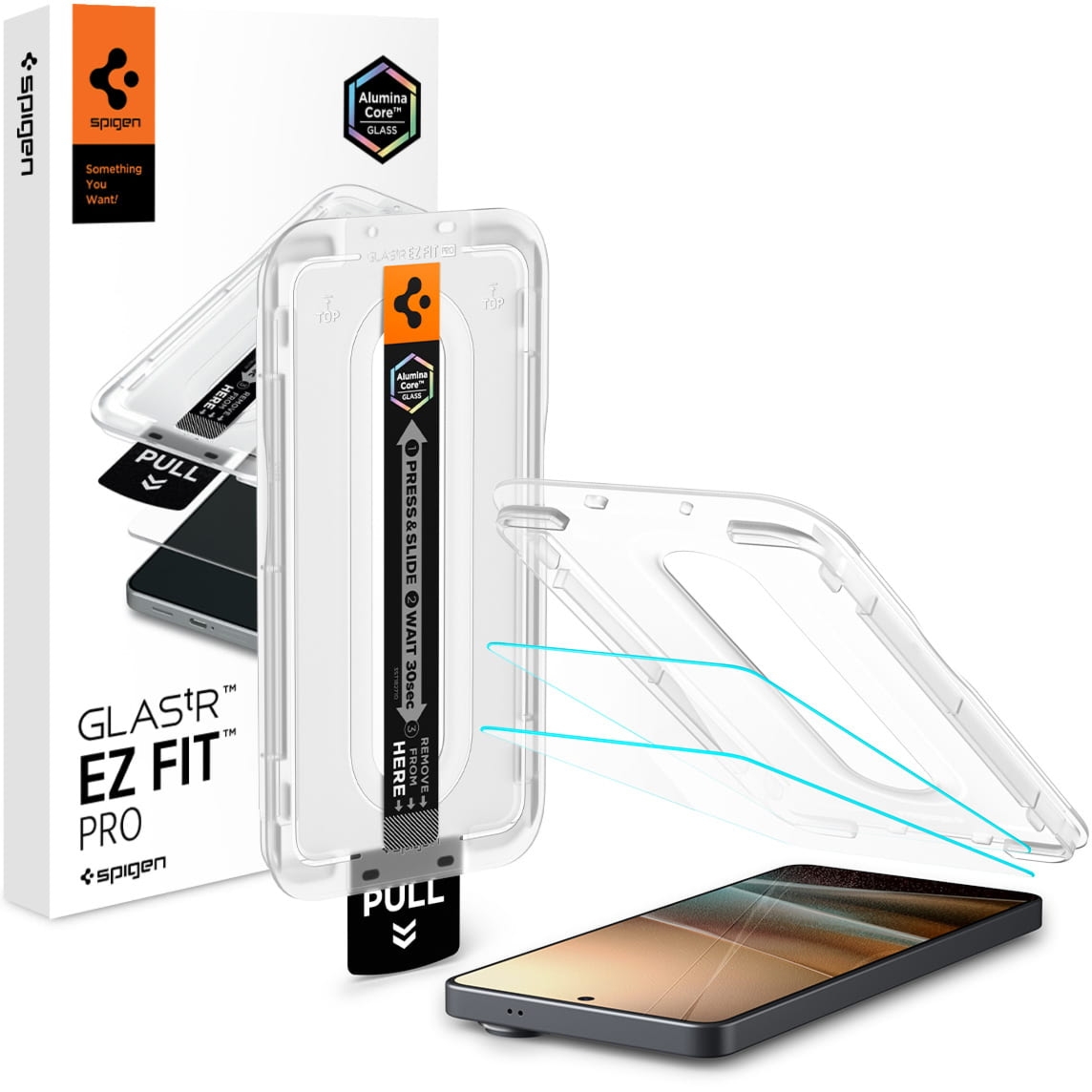 Szkło antyrefleksyjne do etui + Aplikator Spigen Glas.tR EZ Fit Pro AR 2-Pack (AC) do Galaxy S26 Ultra