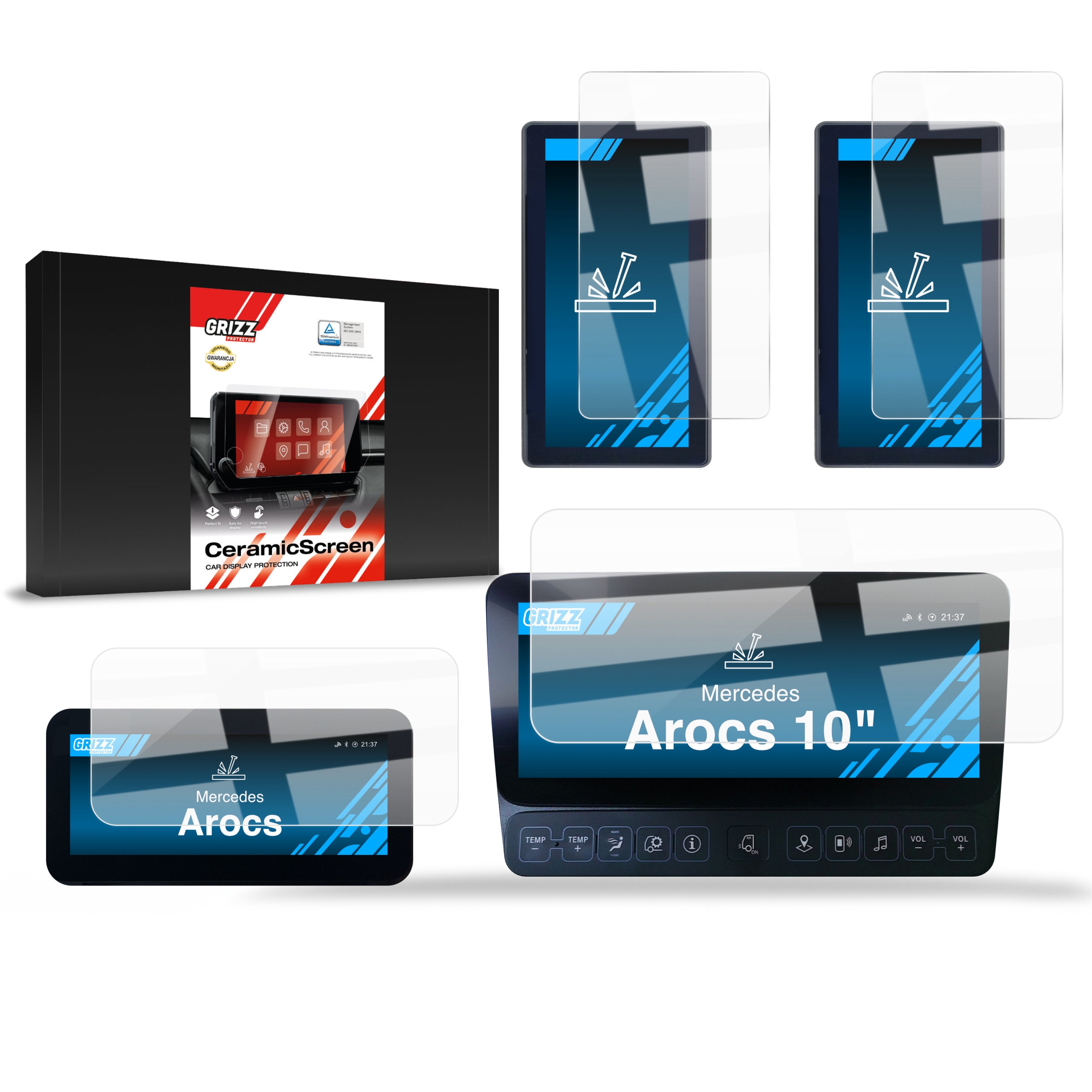 Folia ceramiczna 4w1 Grizz Protector do Mercedes Arocs (2019-2024)