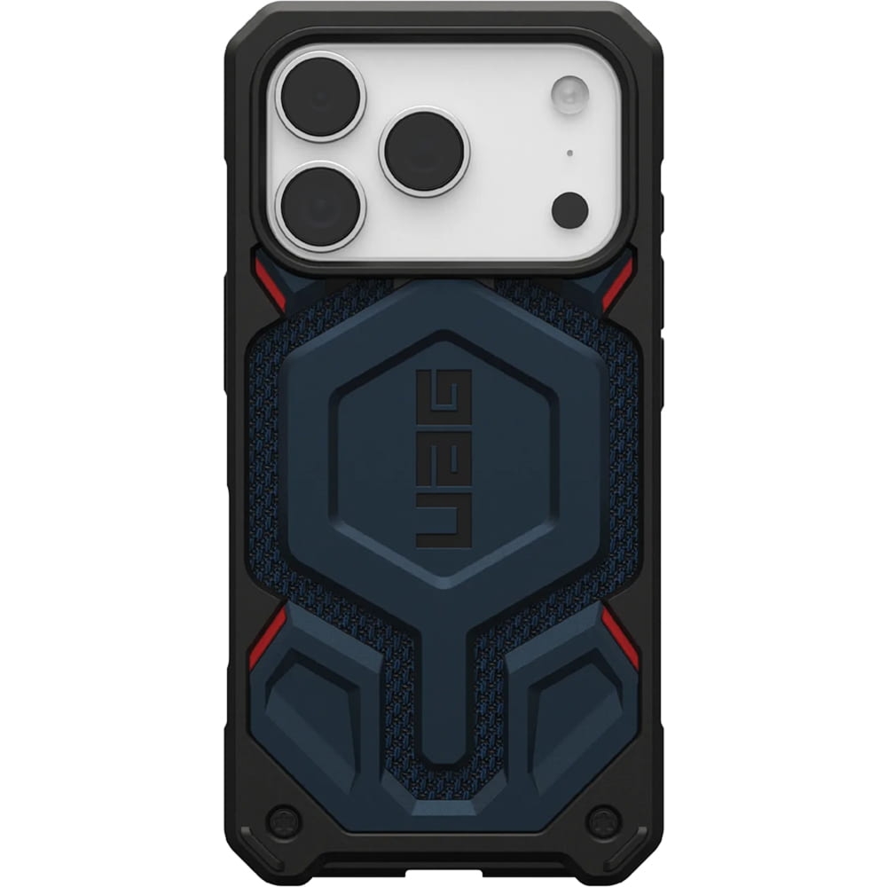 Etui pancerne UAG Monarch Pro Mag do MagSafe do iPhone 18 Pro / 17 Pro, granatowe z kevlarem