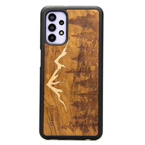 Image of Drewniane etui Bewood do Galaxy A32 5G GÓRY IMBUIA