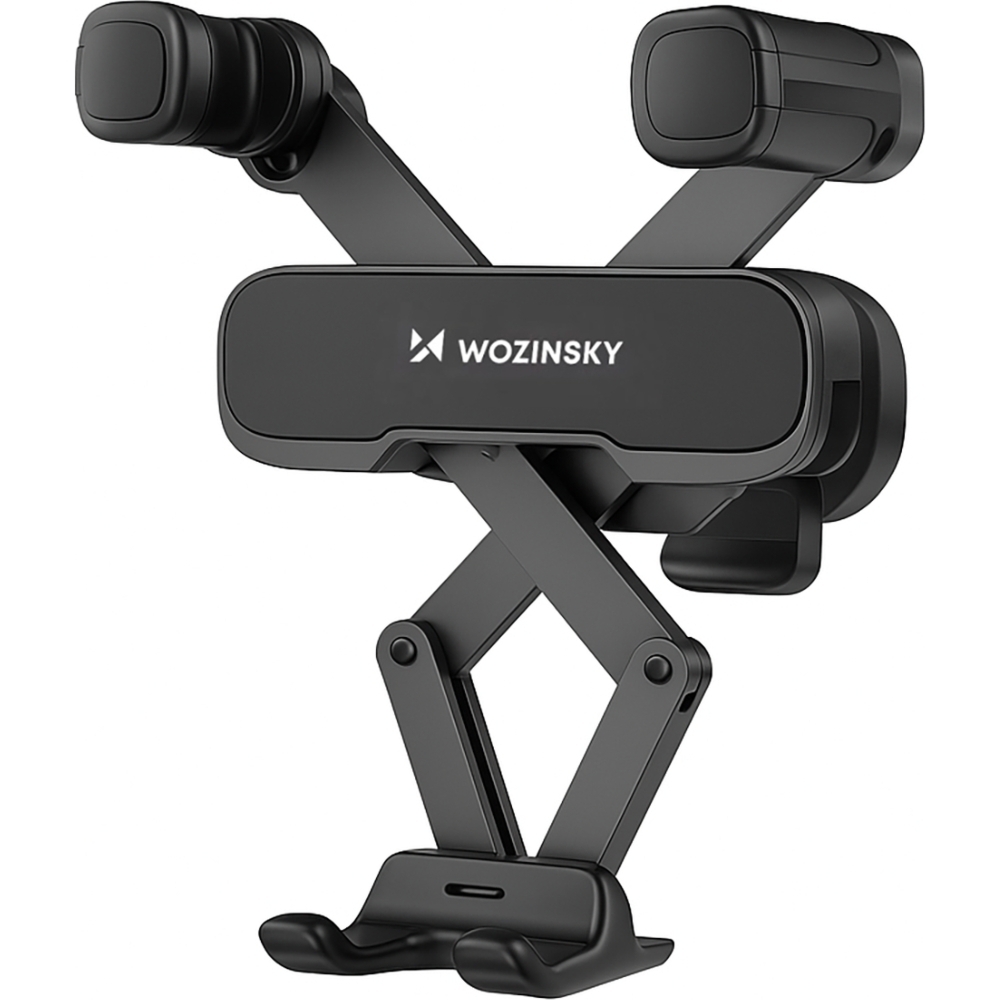 Uchwyt grawitacyjny Wozinsky Active WCHBK7 na kratkę nawiewu, czarny