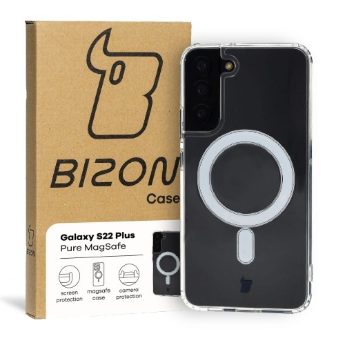 Image of Etui Bizon Case Pure MagSafe do Galaxy S22 Plus, przezroczyste