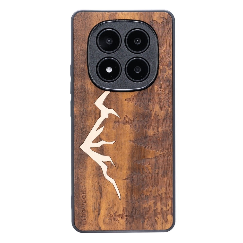 Image of Drewniane etui do Xiaomi Redmi Note 14 Pro 5G / Xiaomi Poco X7, Bewood Góry Imbuia