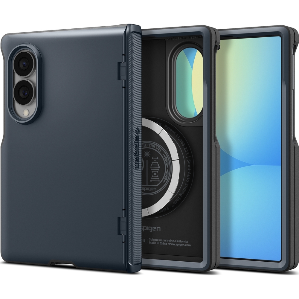 Etui Spigen Slim Armor Pro Mag do MagSafe do Galaxy Z Fold8, granatowe