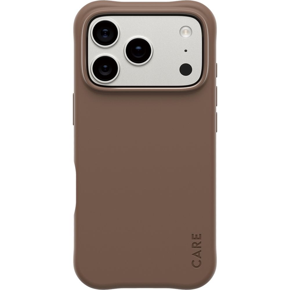 Etui CARE by Panzerglass Fashionable Samba MagSafe do iPhone 17 Pro, brązowe