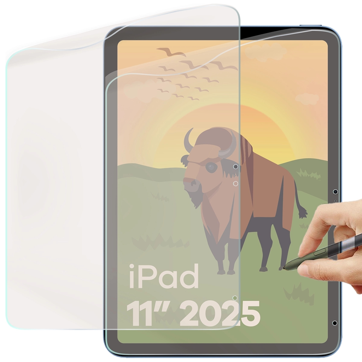 Folia matowa Bizon Tab Film Sun Duo do iPad 11″ (A16) 2025, 2 sztuki