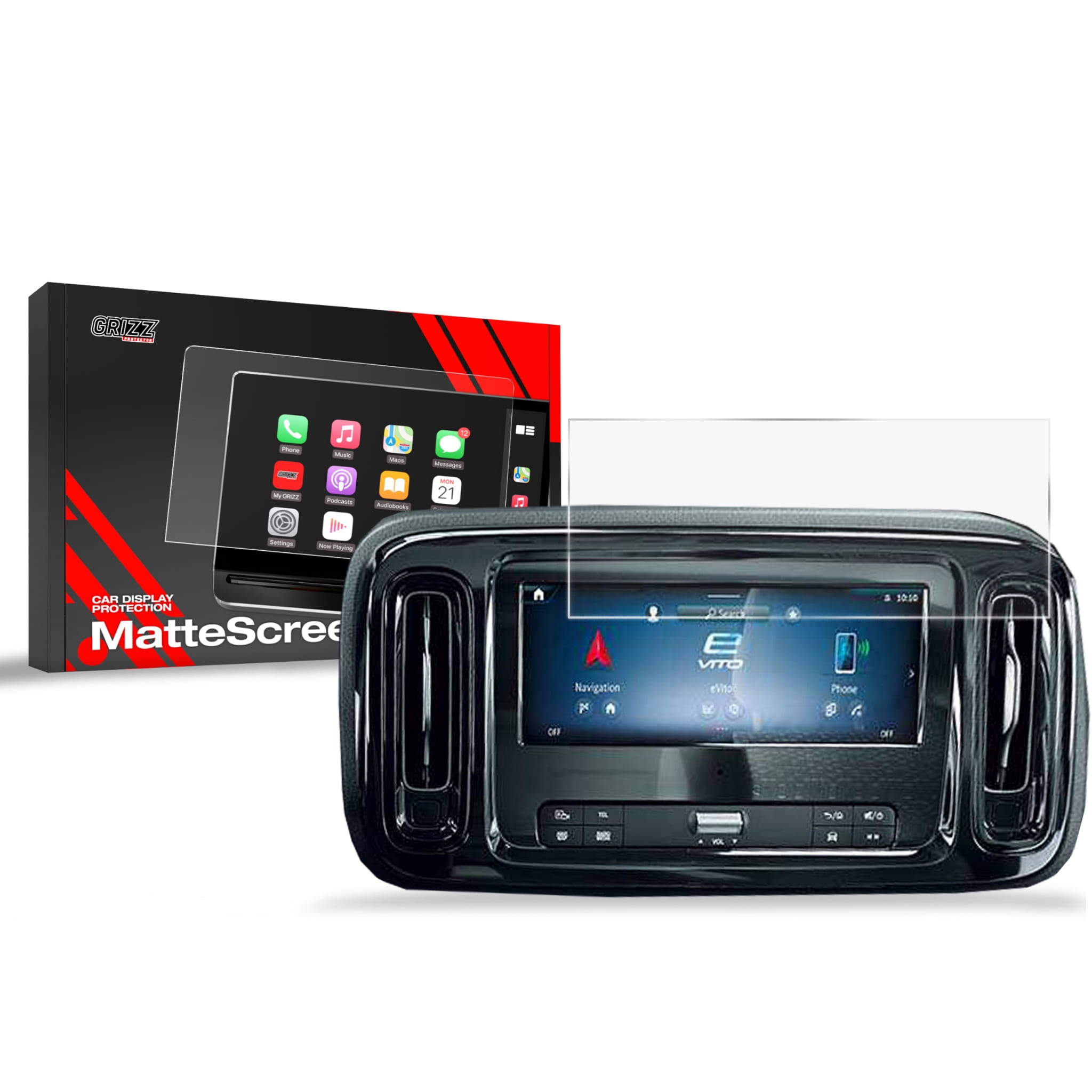 Folia matowa Grizz Protector do Mercedes Vito MBUX 10,25″ (2023-2026)