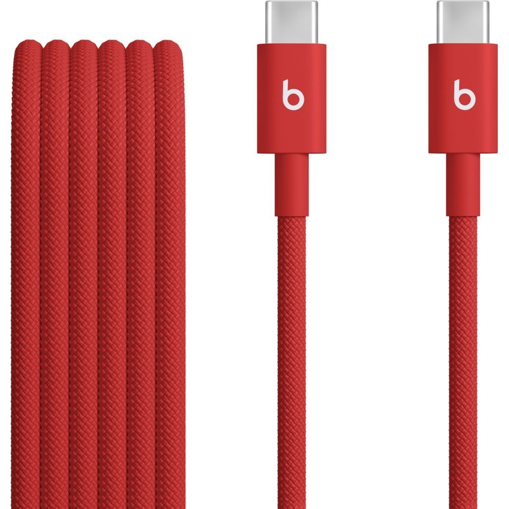 Kabel Apple Beats Woven Cable USB-C do USB-C, PD 60W, 1,5 m, czerwony