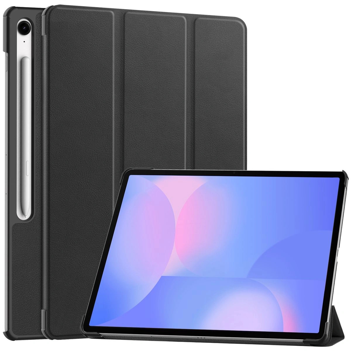 Image of Etui z klapką Bizon Case Tab Croc do Galaxy Tab S10 FE Plus, czarne
