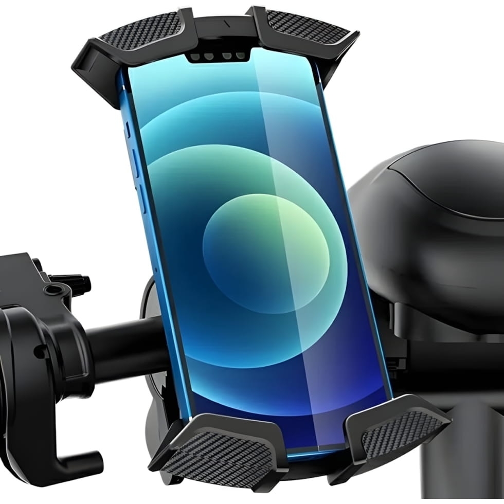 Image of Uchwyt rowerowy na telefon do ramy, AWEI X47, czarny