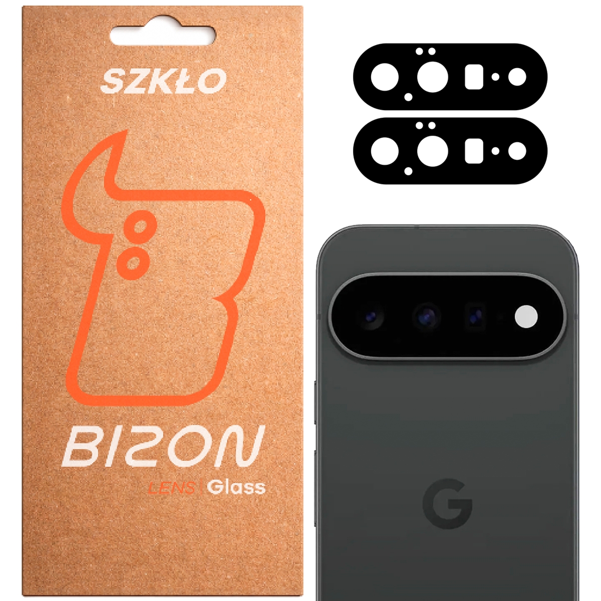 Szkło na aparat Bizon Glass Lens do Google Pixel 11, 2 sztuki