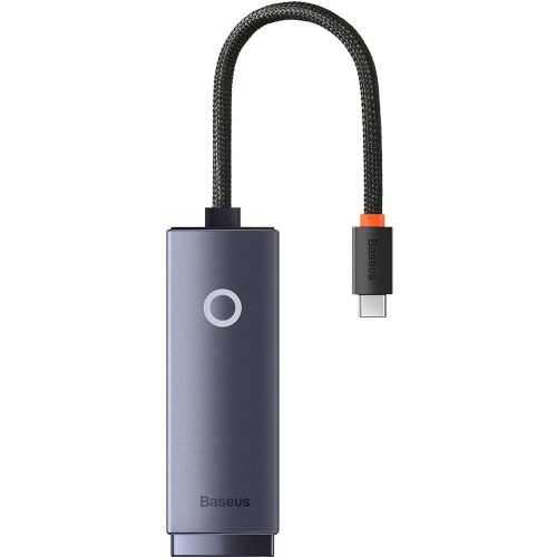 Image of Adapter sieciowy Baseus Lite Series USB-C do RJ45 1000Mbps, grafitowy