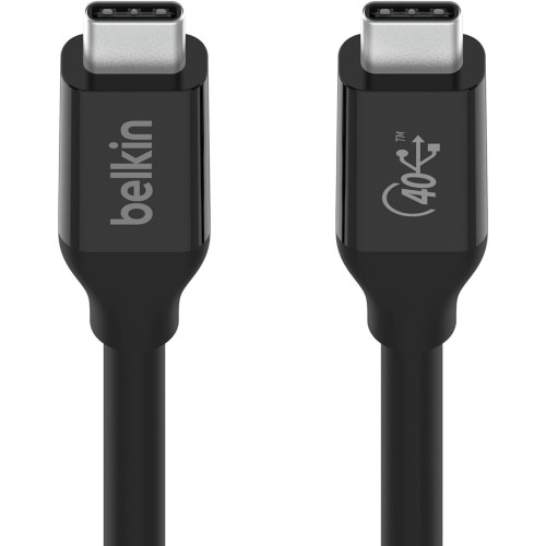 Image of Kabel Belkin Connect USB-C do USB-C, USB4 / Thunderbolt 3, 40Gb/s 100W 80cm, czarny