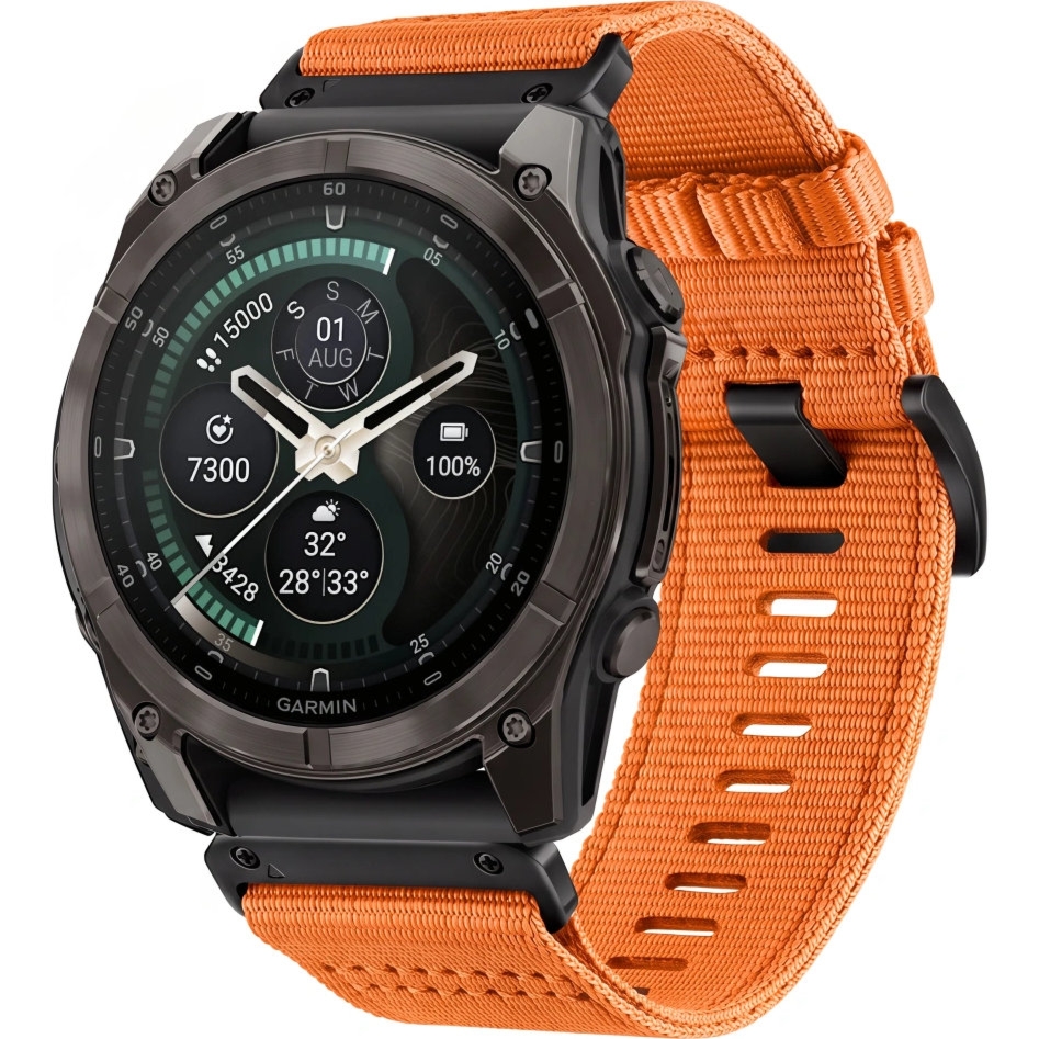 Pasek Tech Protect Nylon Classic do QuickFit 22 mm, pomarańczowy