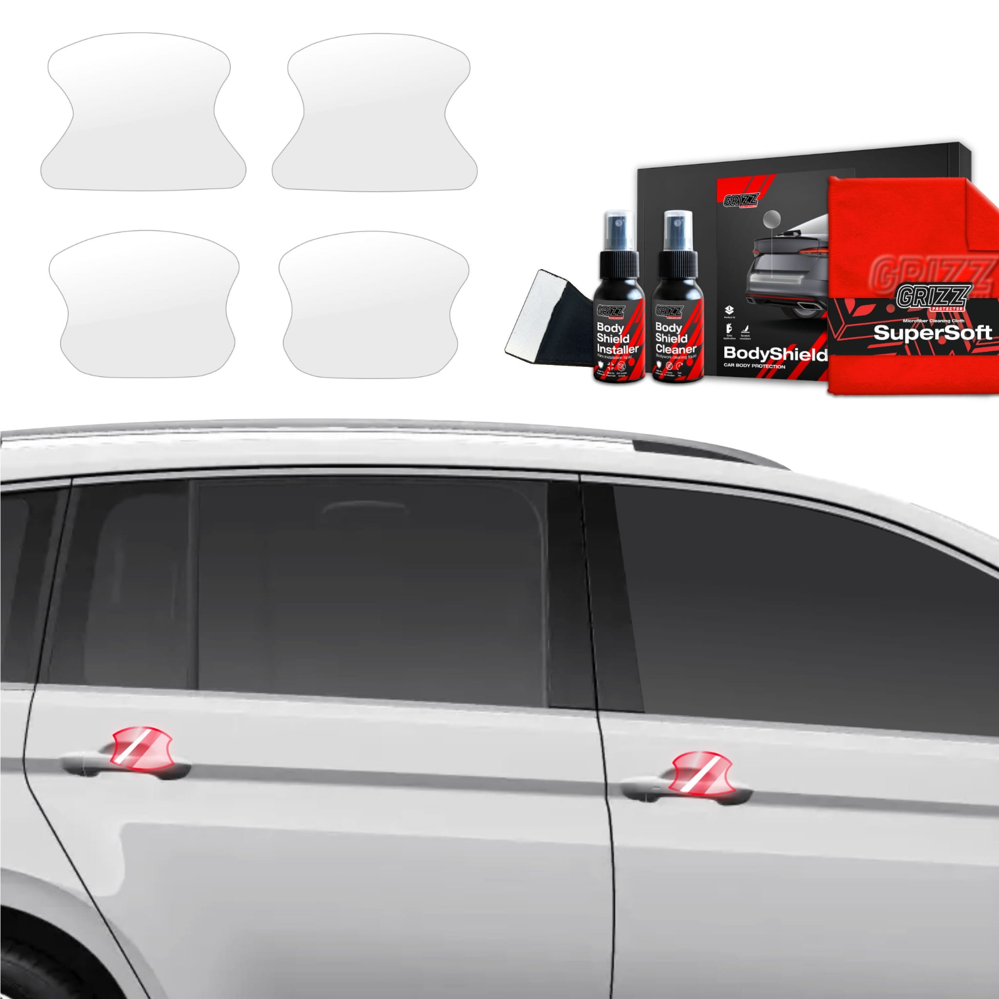 4w1 Folia ochronna Grizz Protector pod klamki do Volkswagen VW Touran (2024-2026)