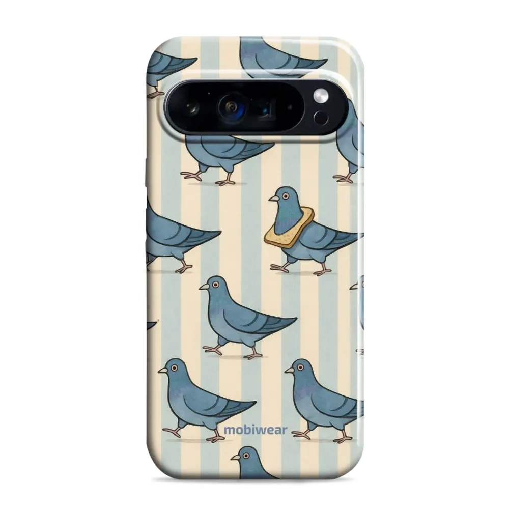 Etui ochronne do Google Pixel 9 Pro XL, Mobiwear Elite Pro, błękitne gołębie