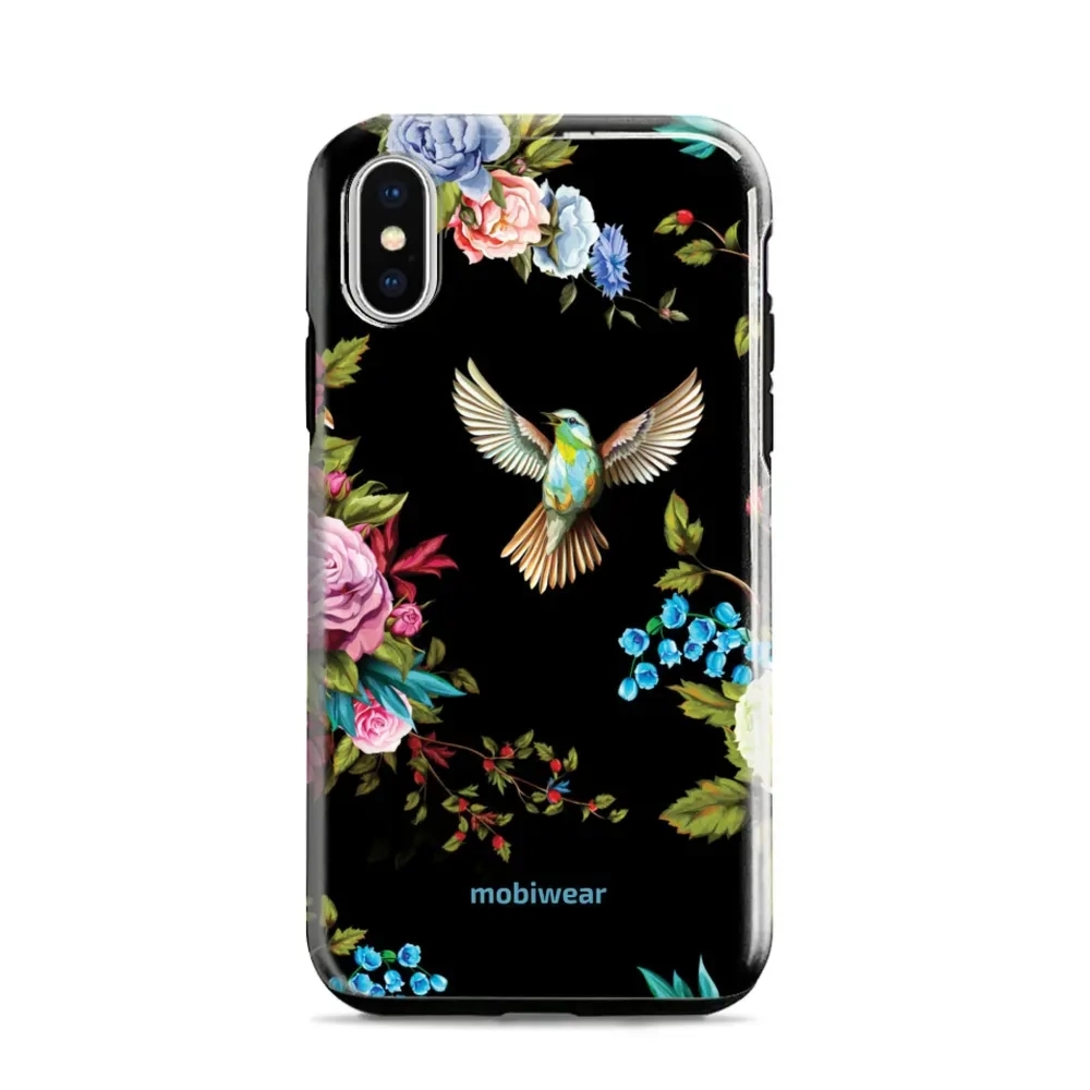 Etui ochronne do iPhone X, Mobiwear Elite Pro, nocny koliber