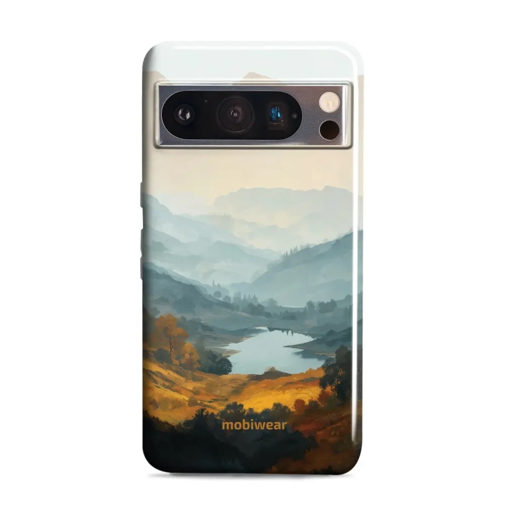 Etui ochronne do Google Pixel 8 Pro, Mobiwear Elite Pro, jezioro w dolinie