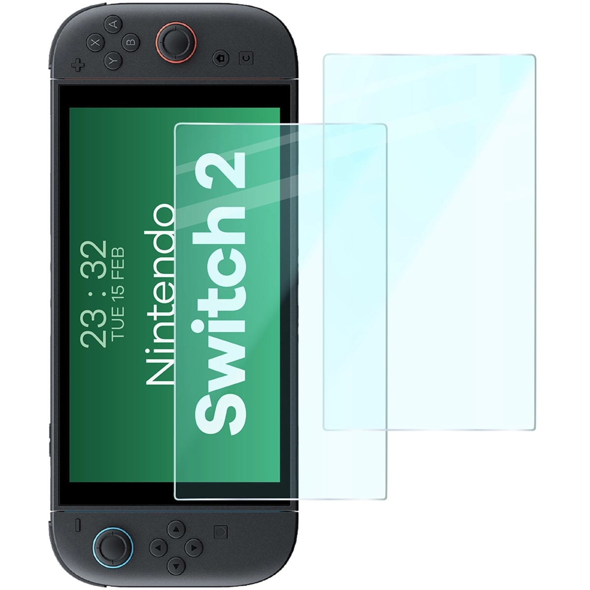 Szkło hartowane do konsoli Bizon Glass Tab Clear Duo do  Nintendo Switch 2, 2 sztuki