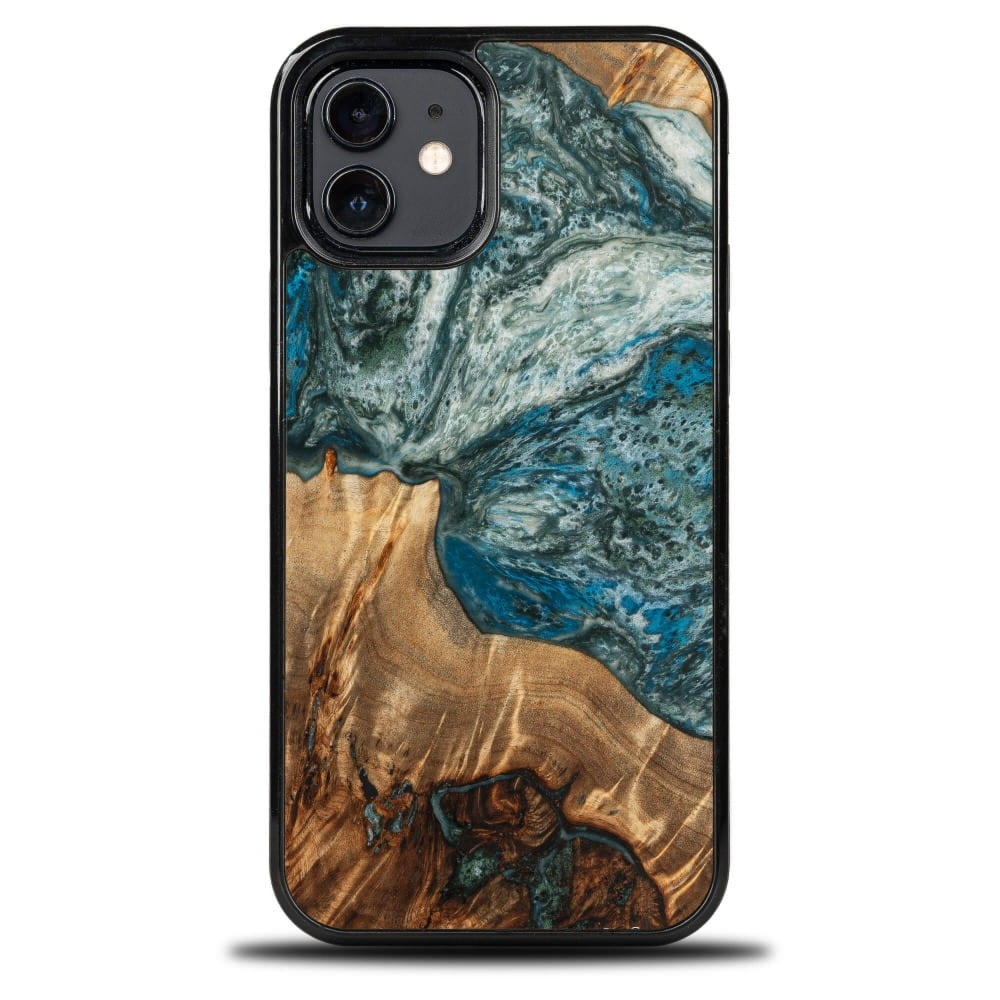 OUTLET: Drewniane etui do iPhone 12 Pro / 12, Bewood Unique Planets Ziemia