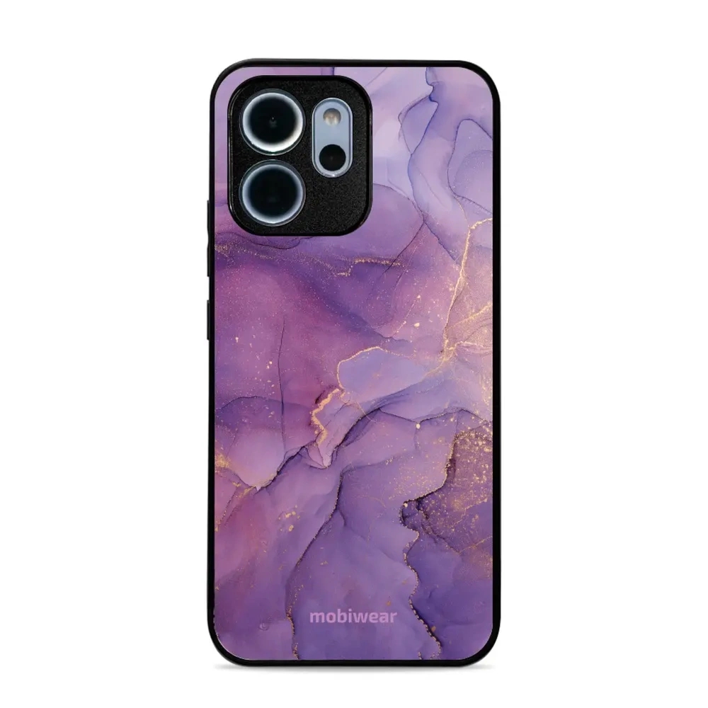 Etui ochronne do Oppo Reno 14 F, Mobiwear Glossy Case, fioletowe