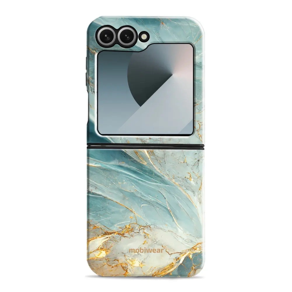 Etui ochronne do Galaxy Z Flip6, Mobiwear Elite Pro, żyła lazuru