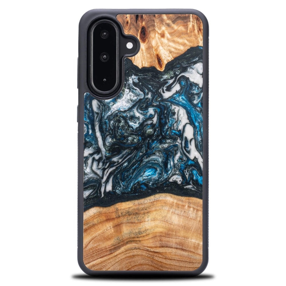 Drewniane etui do Galaxy A56 5G, Bewood Unique Planets Ziemia