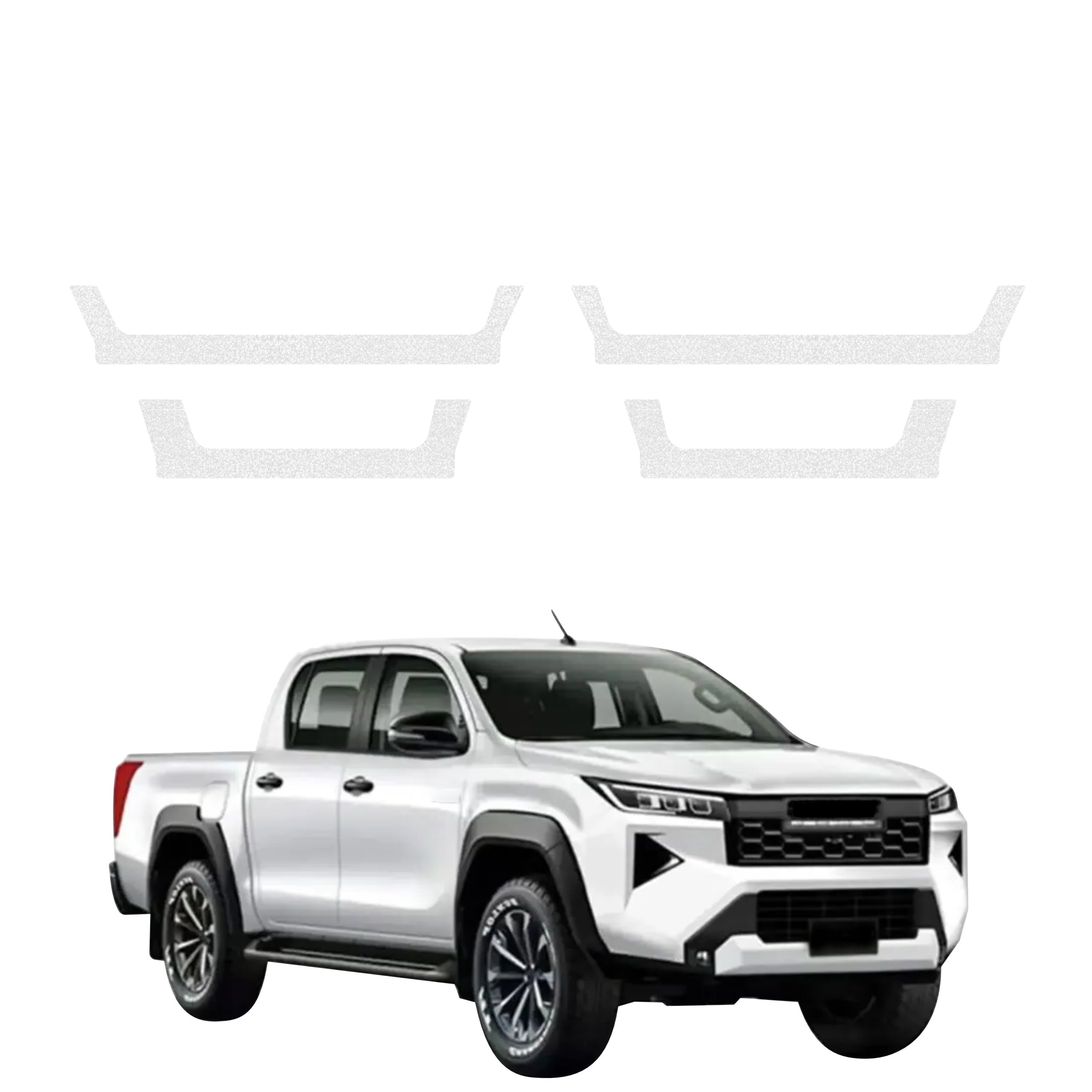 4w1 Bezbarwna powłoka techniczna Grizz Protector na progi Toyota Hilux (2026)