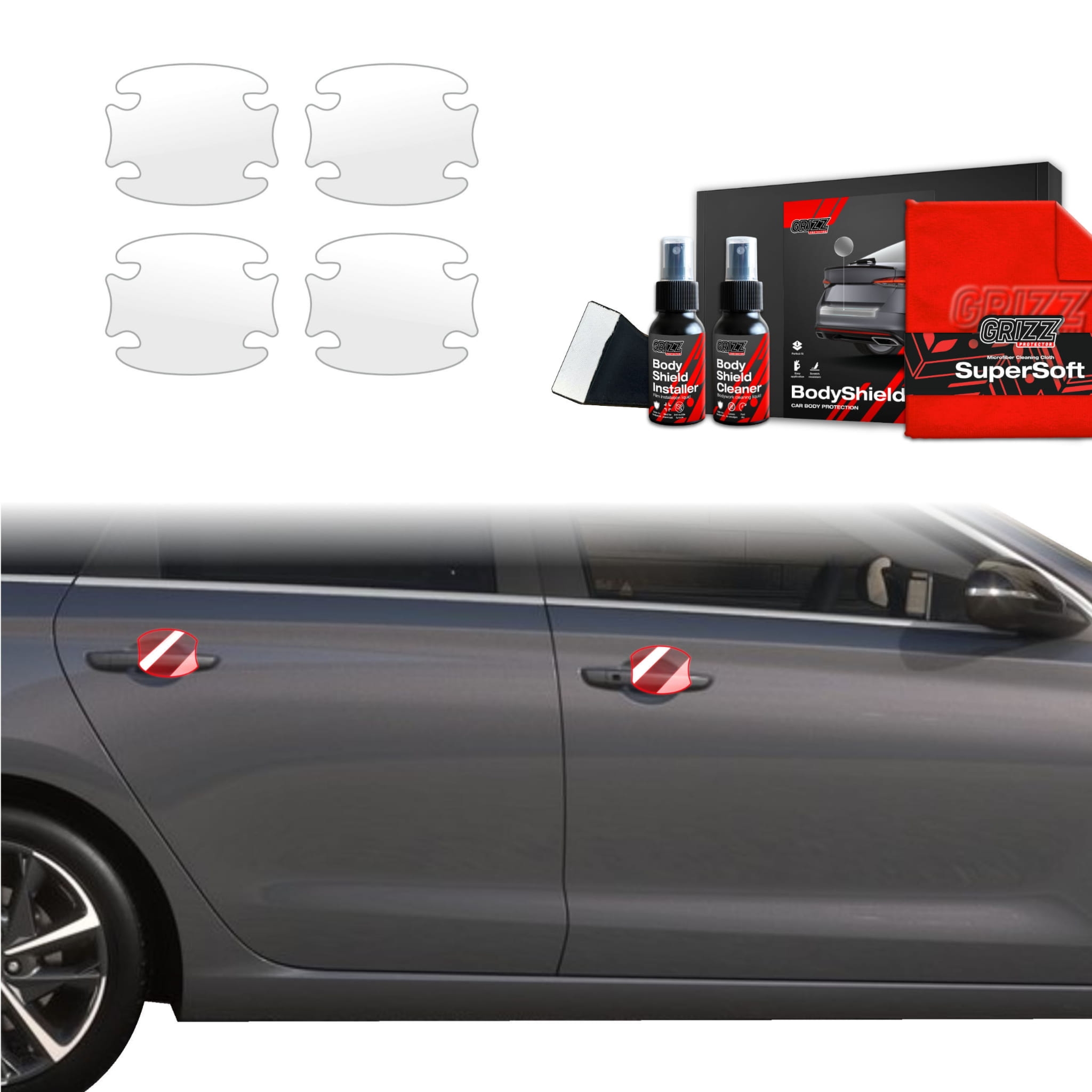 4w1 Folia ochronna Grizz Protector pod klamki do Hyundai i30 Wagon (2020-2026)