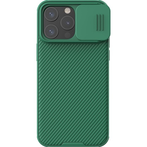 Image of Etui Nillkin CamShield Pro do iPhone 15 Pro Max, ciemnozielone