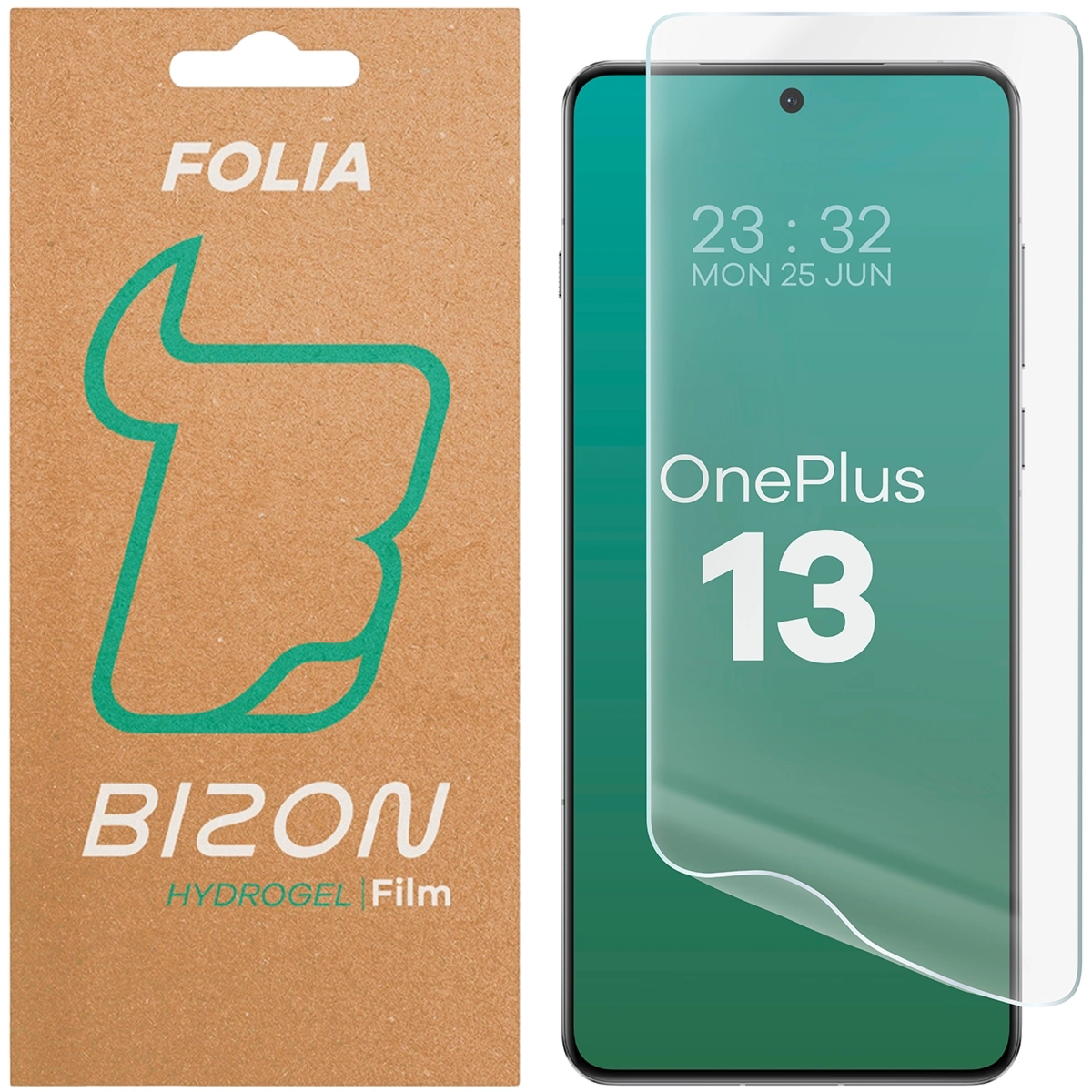 Folia hydrożelowa na ekran Bizon Film Hydrogel Front do OnePlus 13, 1 sztuka