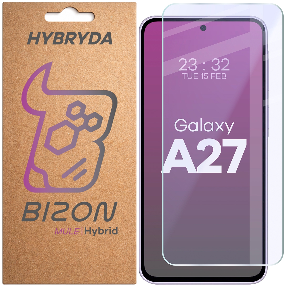 Elastyczne szkło hybrydowe Bizon Hybrid Mule do Galaxy A27 5G