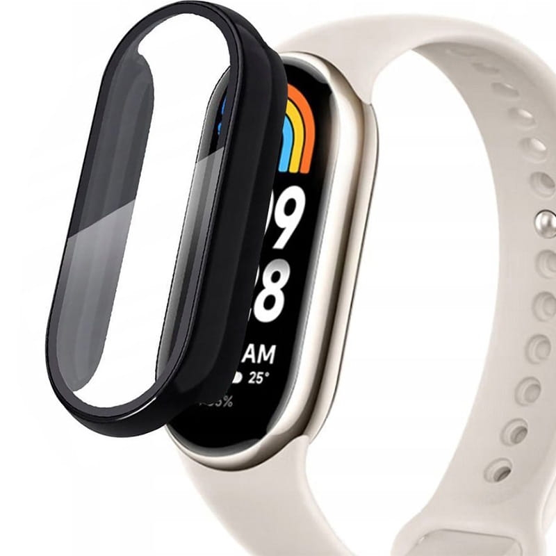 Image of Etui + szkło Tech-Protect Defense360 do Xiaomi Mi Smart Band 8 / 8 NFC, czarne