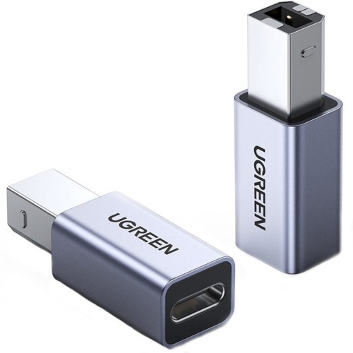 Image of Adapter / przejściówka z USB-C na USB Typ B Ugreen, szary