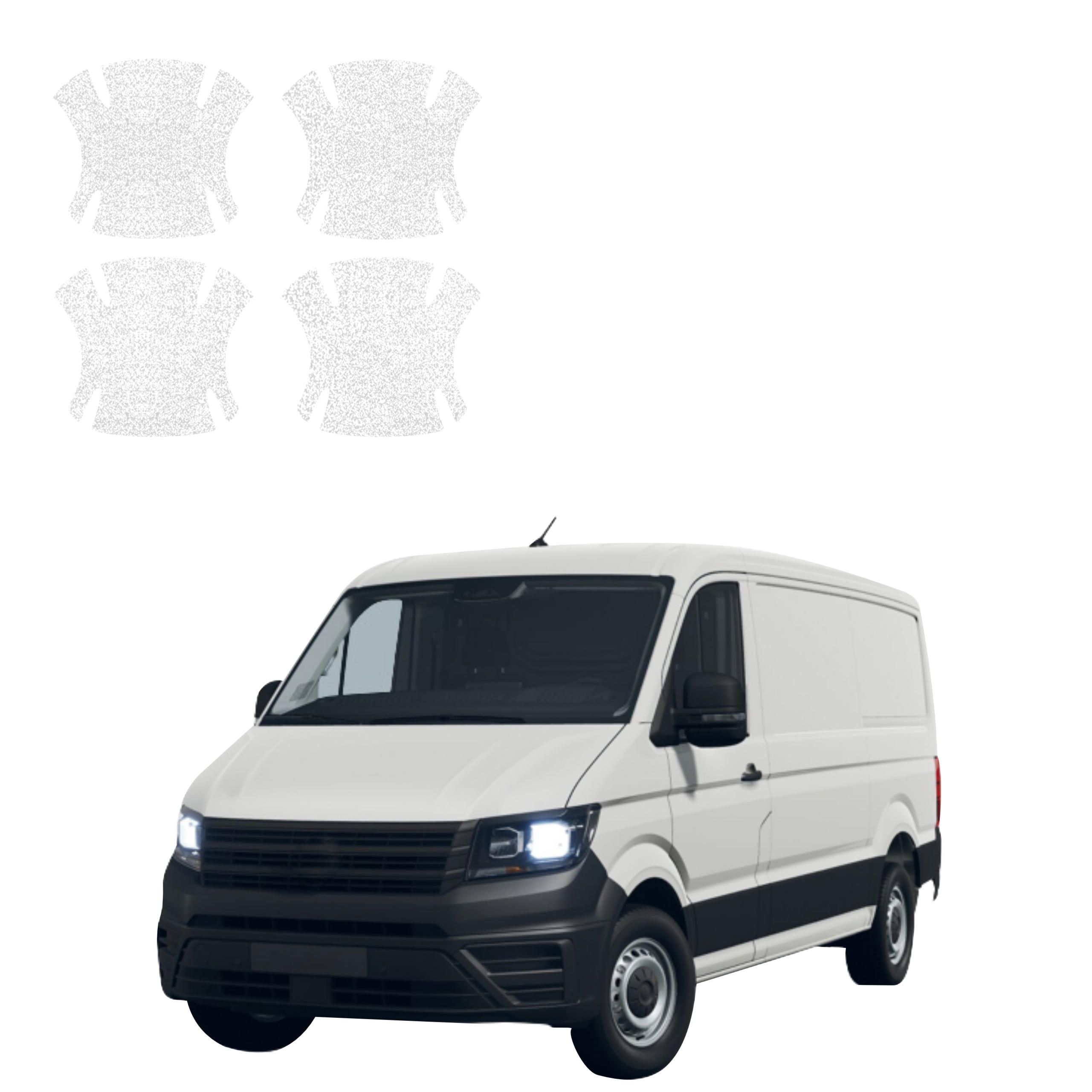 4w1 Biała powłoka techniczna Grizz Protector pod klamki Volkswagen Crafter (2016-2026)