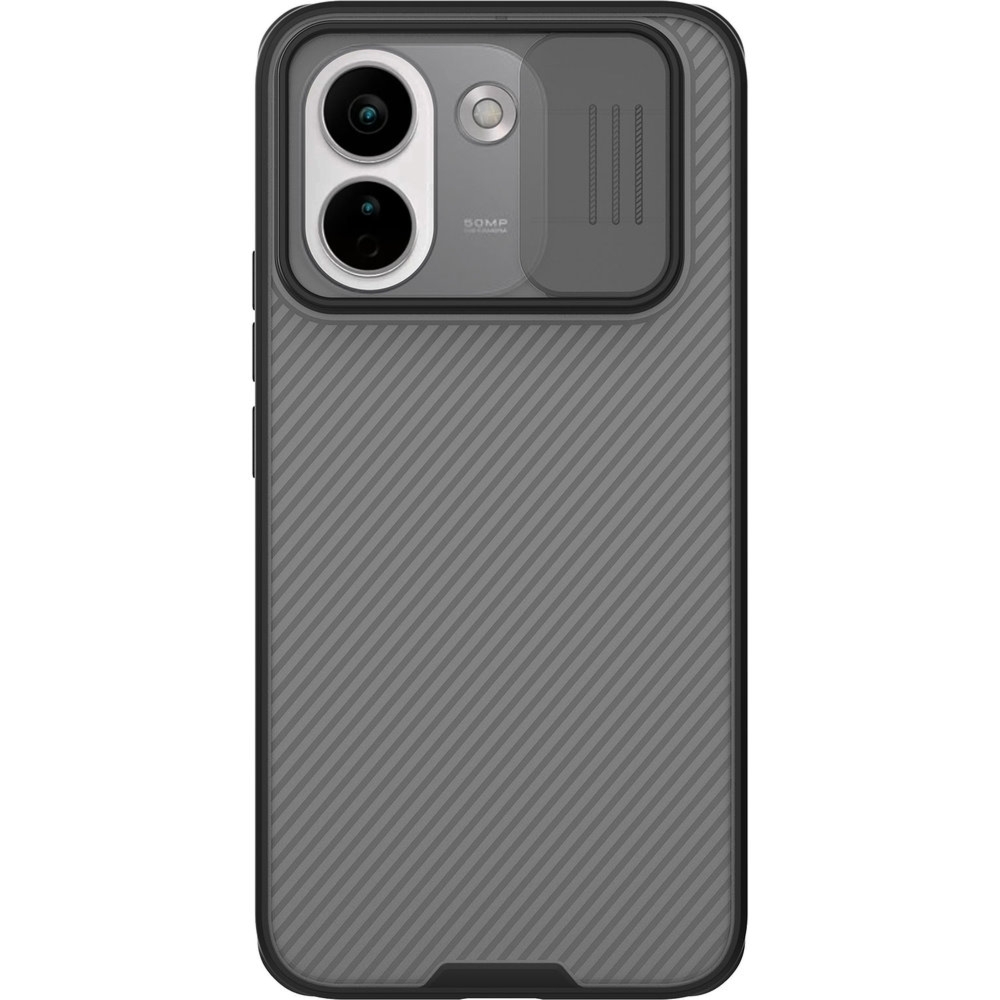 Etui z ochroną aparatu Nillkin CamShield Pro do Xiaomi Redmi Note 17 Pro Max 5G, przydymione z czarną ramką