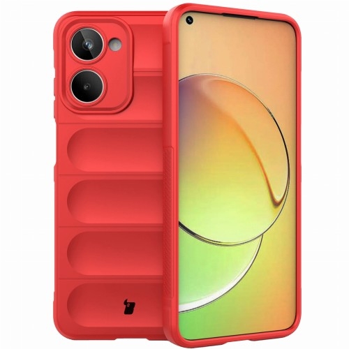 Image of Pancerne etui Bizon Case Tur do Realme 10, czerwone