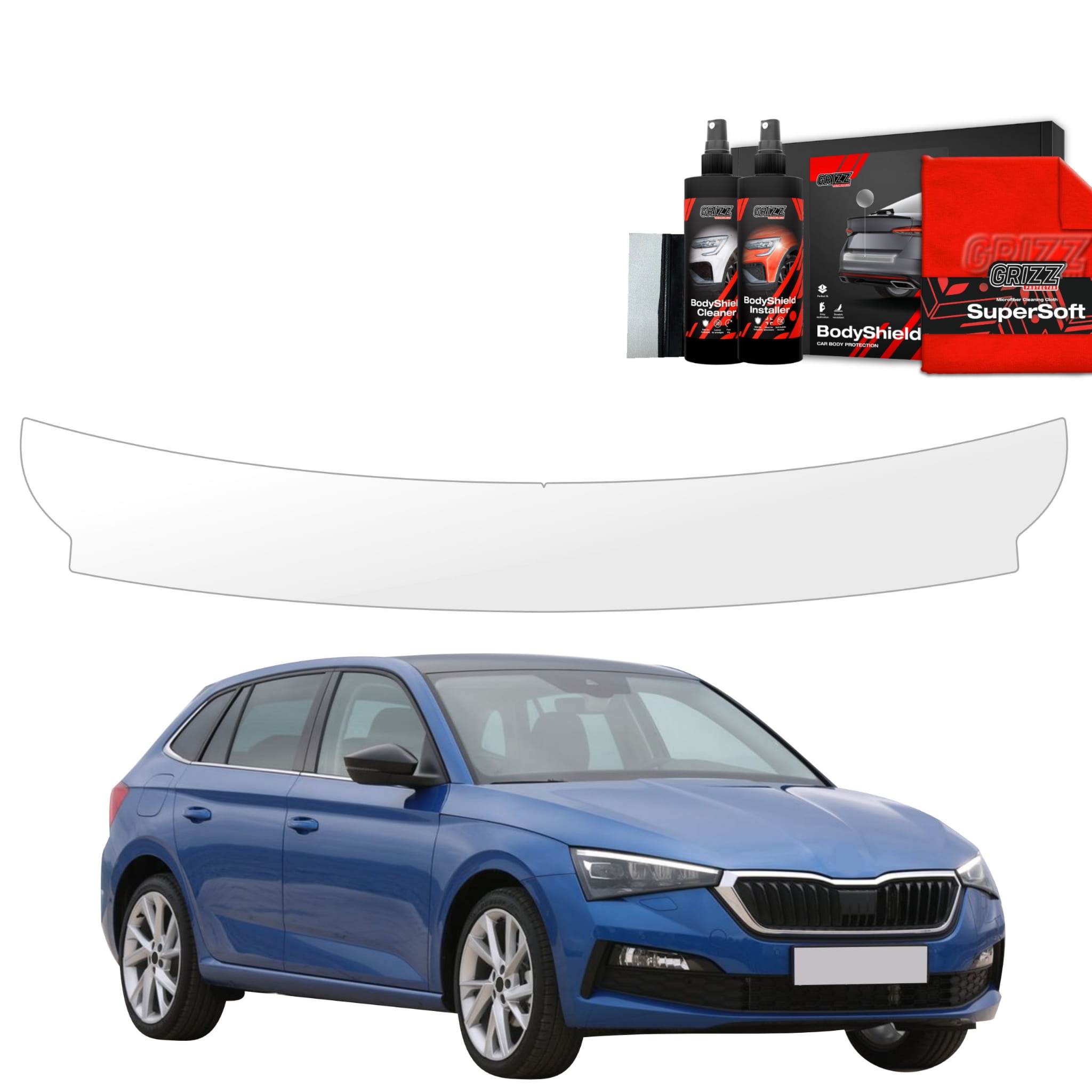Folia ochronna na próg bagażnika Grizz Protector do Skoda Scala (2019-2023)